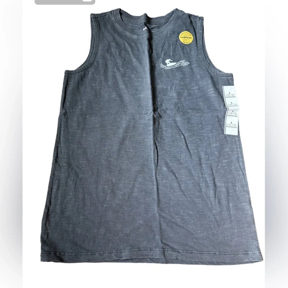 Boys Large 10/12 Gray Summer Surf Tank NWT - Picture 1 of 5